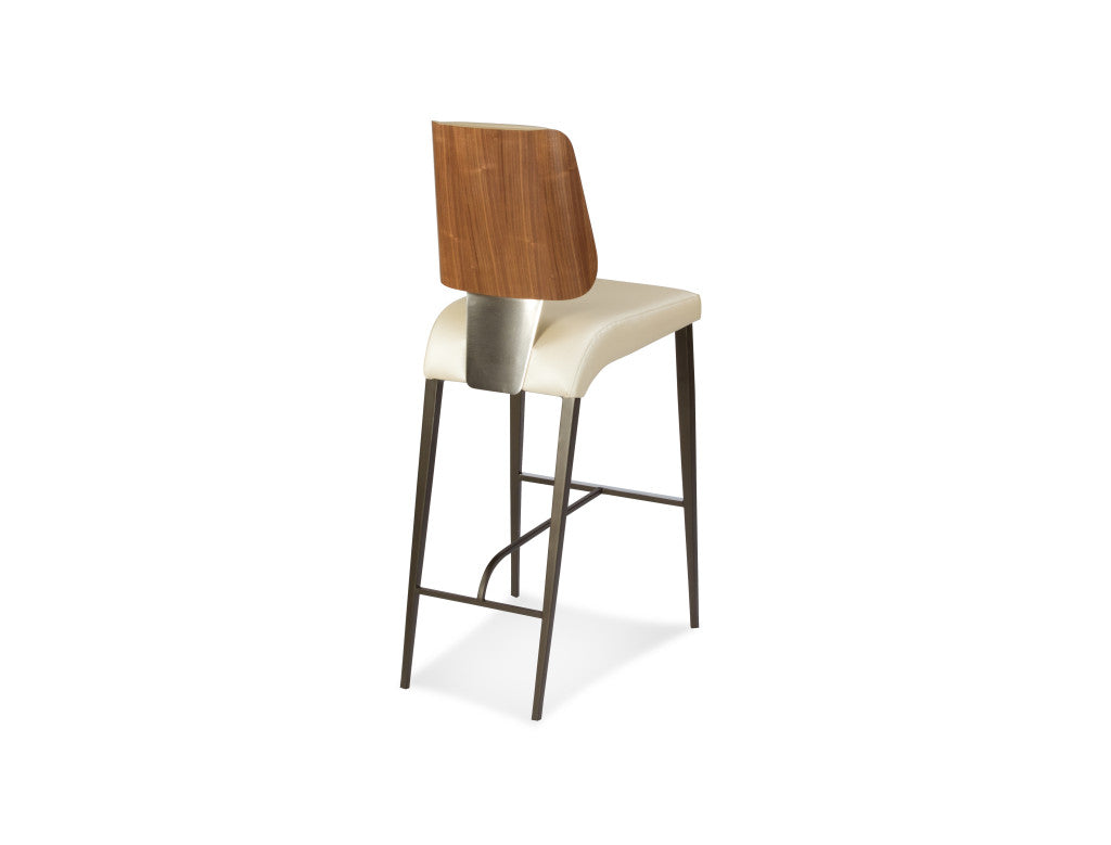 Elite Modern Magnum Counter Stool with Upholstered Back