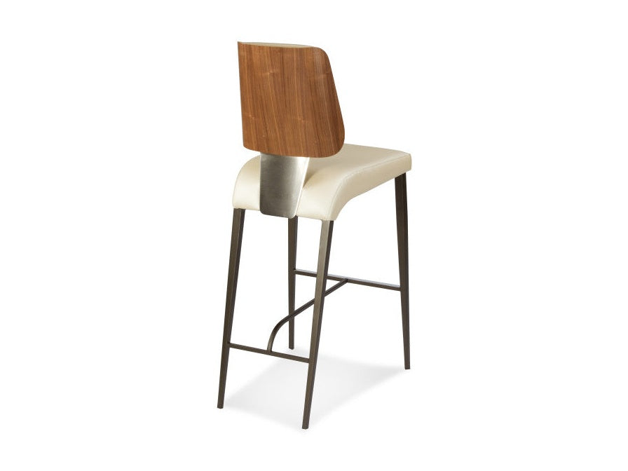 Elite Modern Magnum Bar Stool with Wood Back