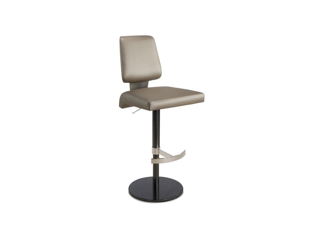Elite Modern Magnum Swivel Bar Stool with Wood Back