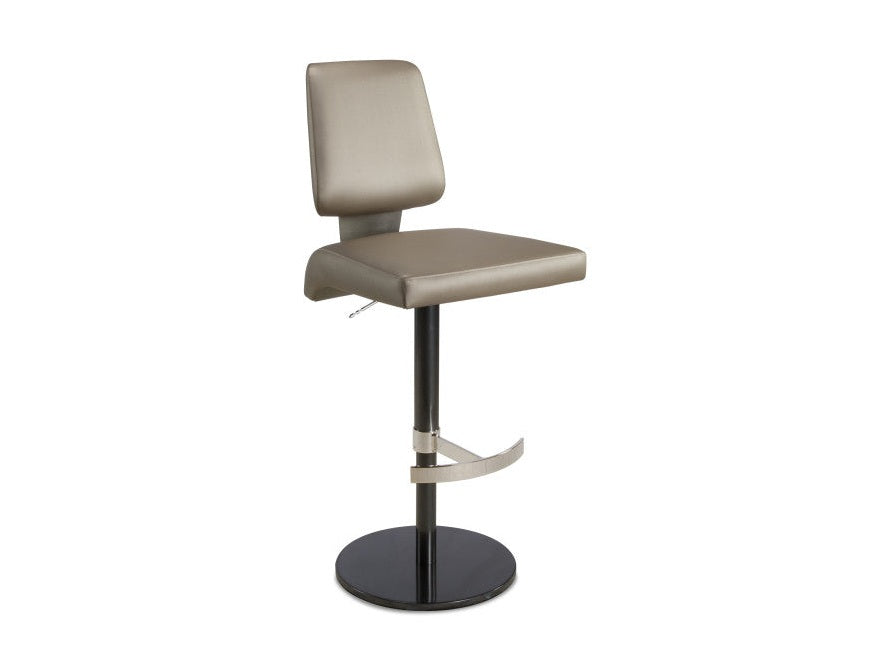 Elite Modern Magnum Swivel Bar Stool with Wood Back