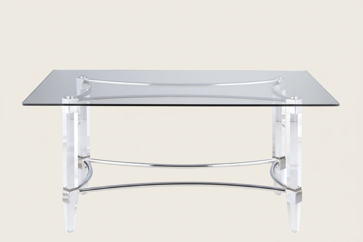 4038 Contemporary Dining Table,  60 inches wide