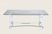 4038 Contemporary Dining Table,  60 inches wide