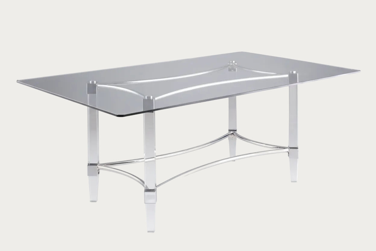 4038 Contemporary Dining Table, 72 inches wide