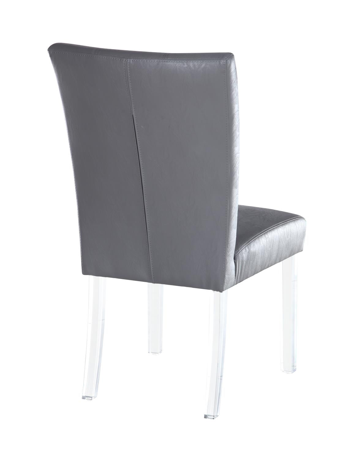 4038 Contemporary Curved Flare-Back Parson Side Chair, Set of 2