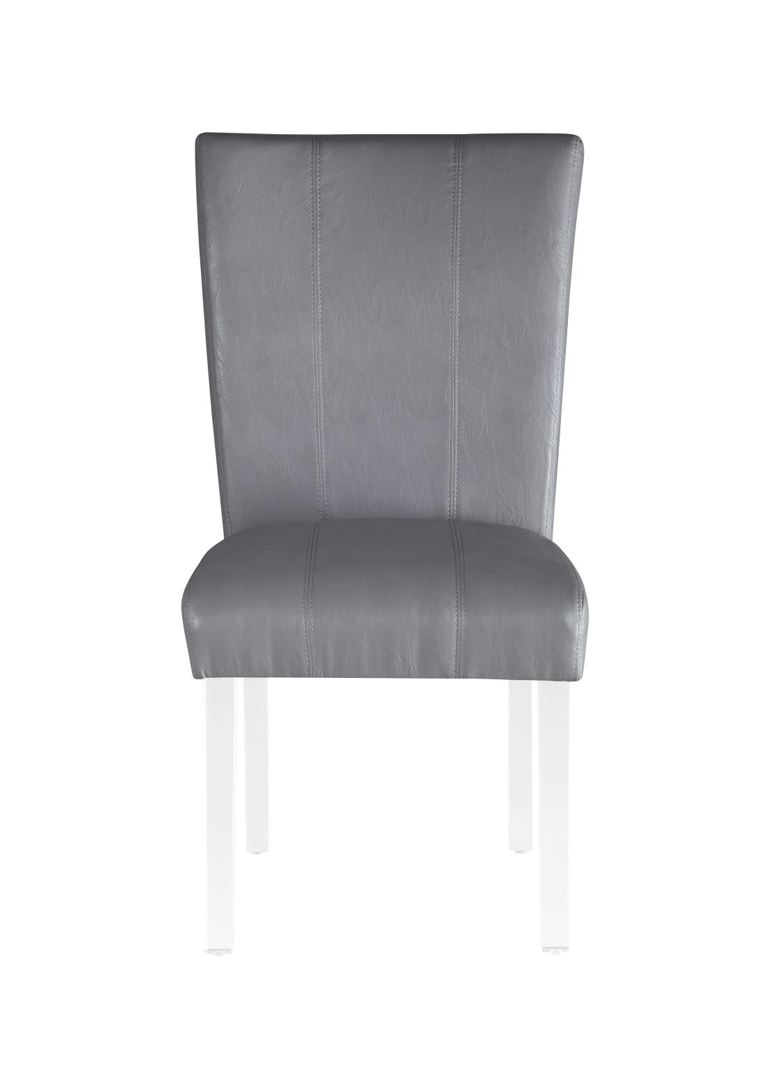 4038 Contemporary Curved Flare-Back Parson Side Chair, Set of 2