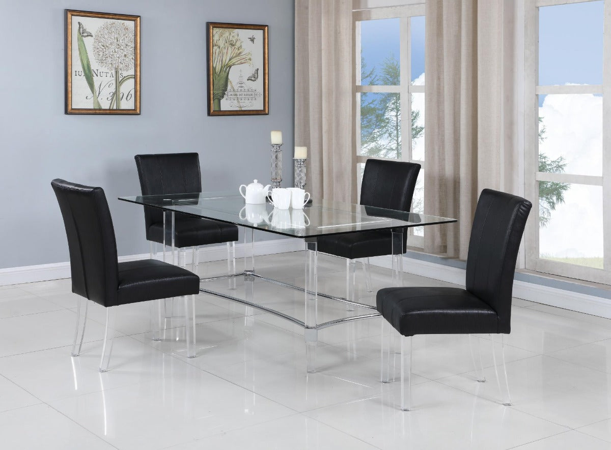 4038 Contemporary Dining Table,  60 inches wide