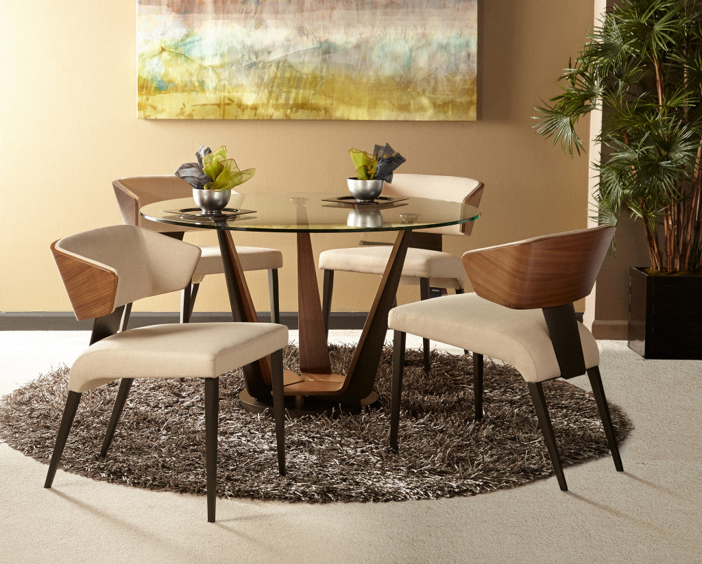 Elite Modern Costa Dining Chair with Wood Back