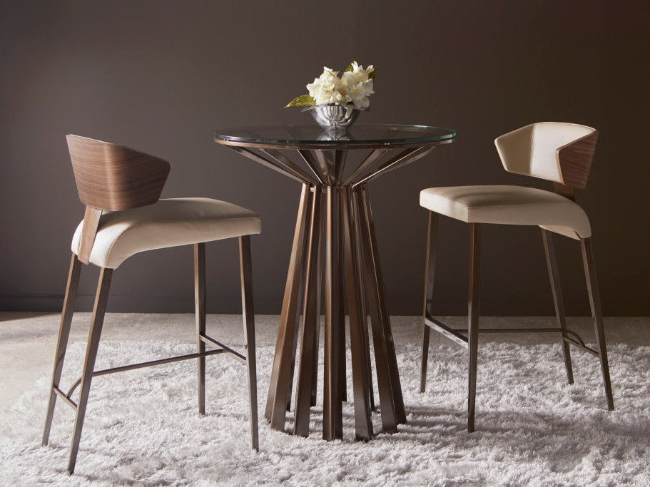 Elite Modern Costa Bar Stool with Wood Back