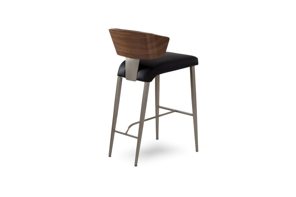 Elite Modern Costa Counter Stool with Wood Back
