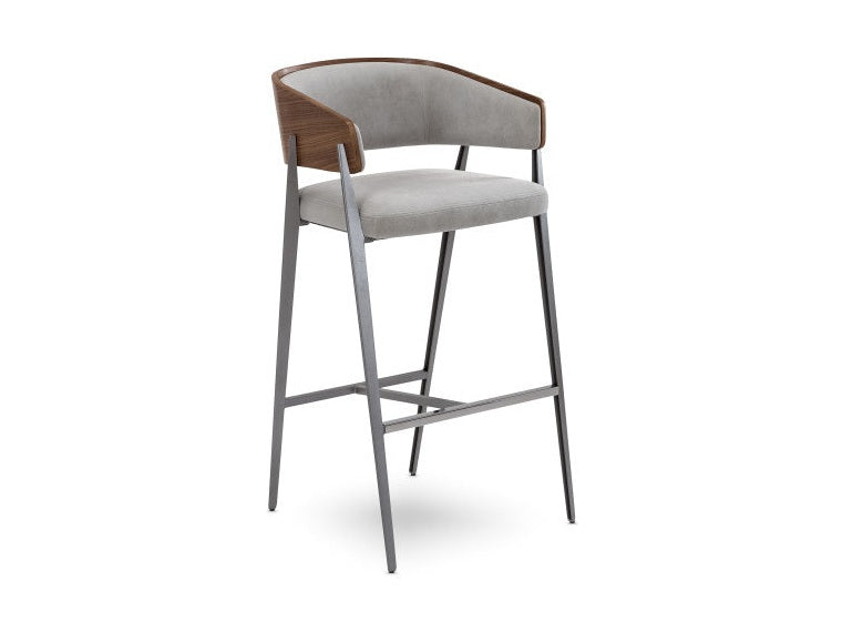 Elite Modern Aria Bar Stool with Wood Back