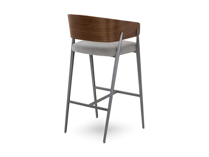 Elite Modern Aria Bar Stool with Wood Back