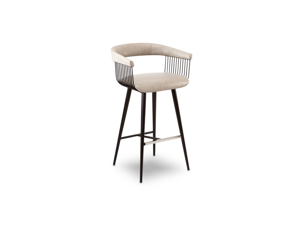 Elite Modern Gianna Bar Stool with Swivel Seat