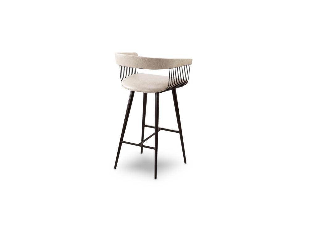 Elite Modern Gianna Bar Stool with Swivel Seat
