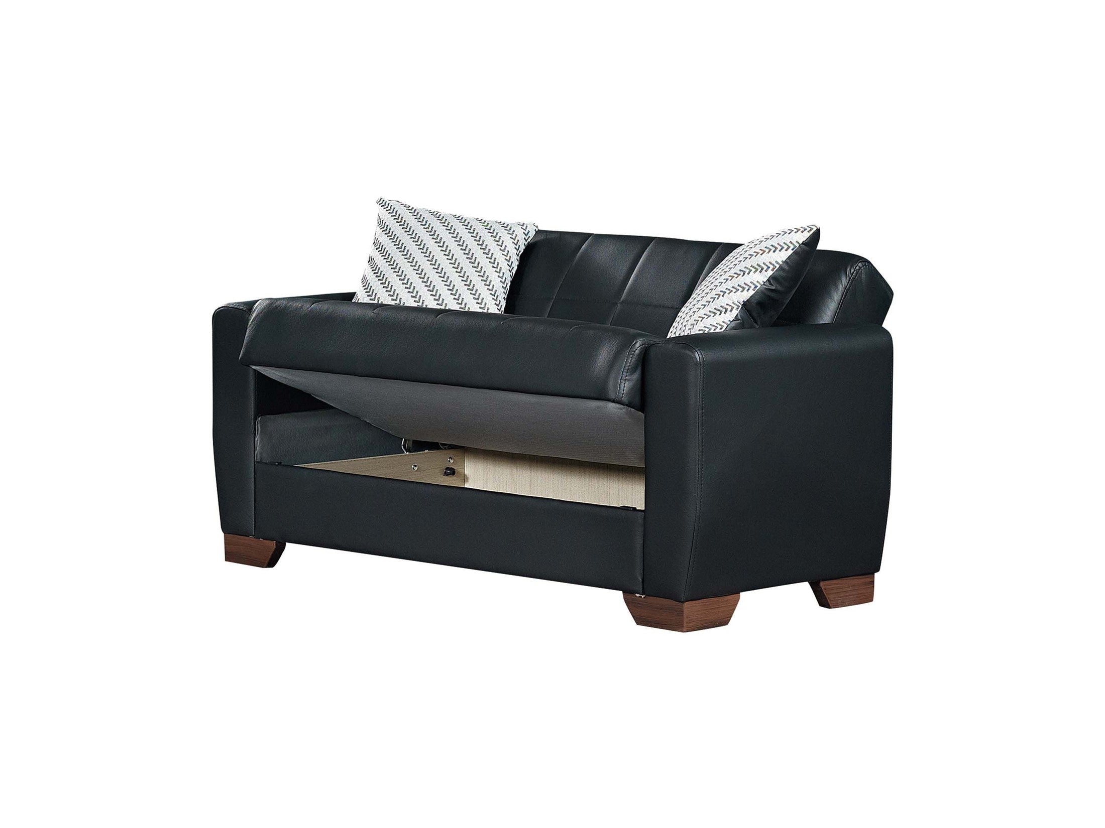 Ottomanson Barato - Upholstered Convertible Loveseat With Storage