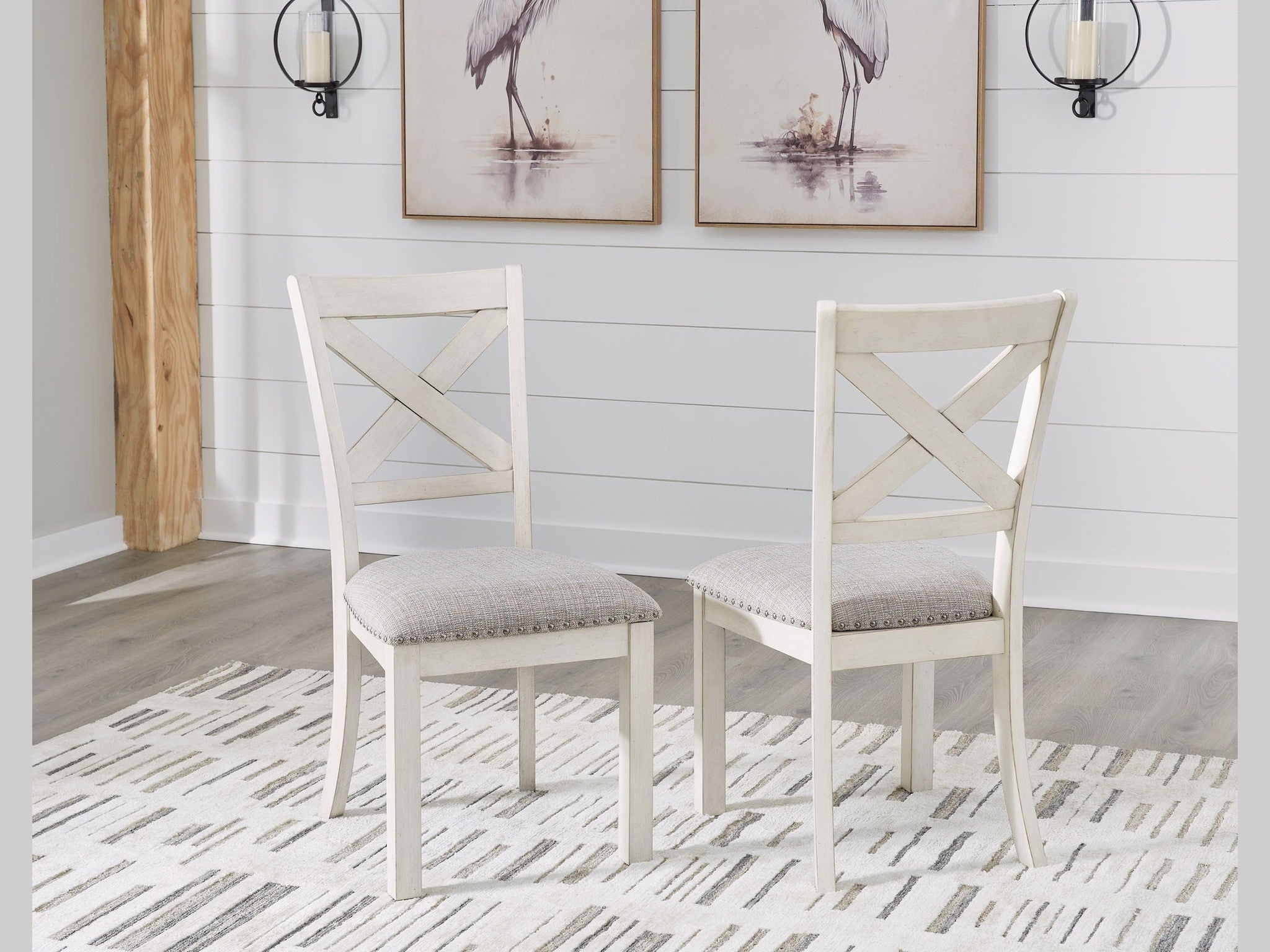 Robbinsdale - Dining Upholstered Side Chair (Set of 2) - Antique White