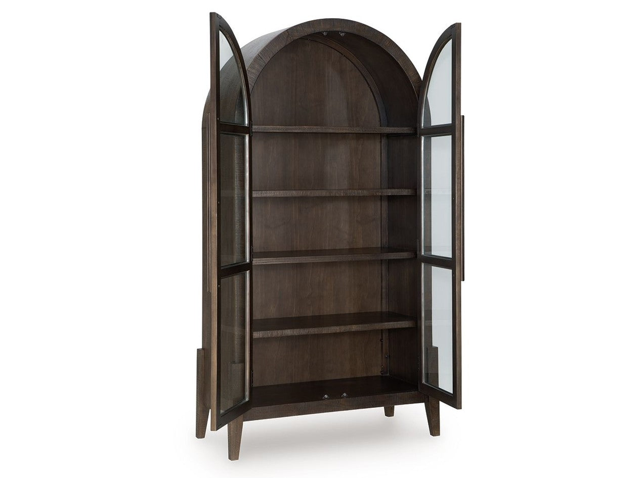 Benhall - Accent Cabinet - Dark Brown