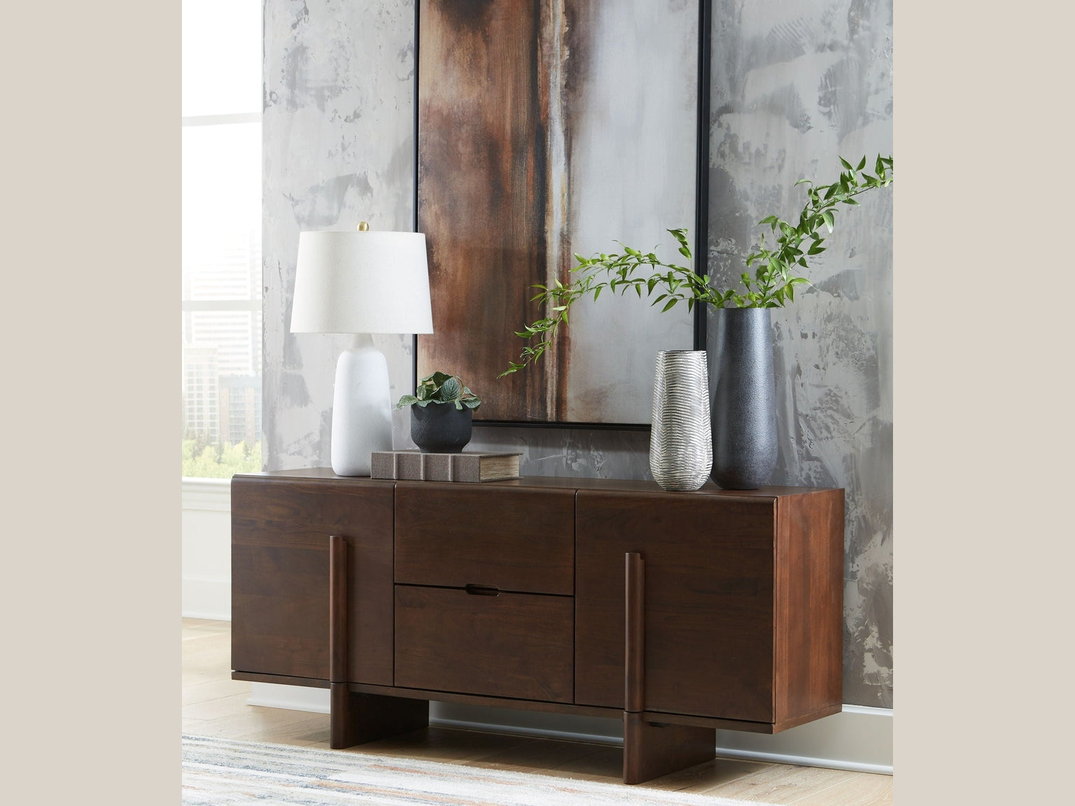 Kydler - Accent Cabinet - Medium Brown
