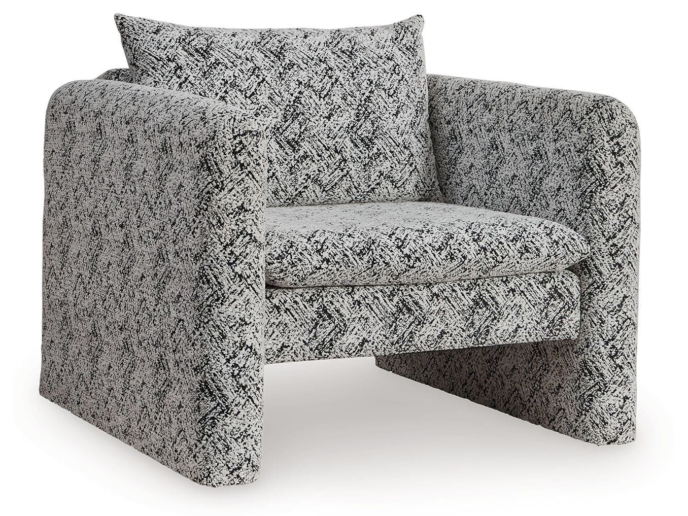 Kenbell - Accent Chair - Black / White