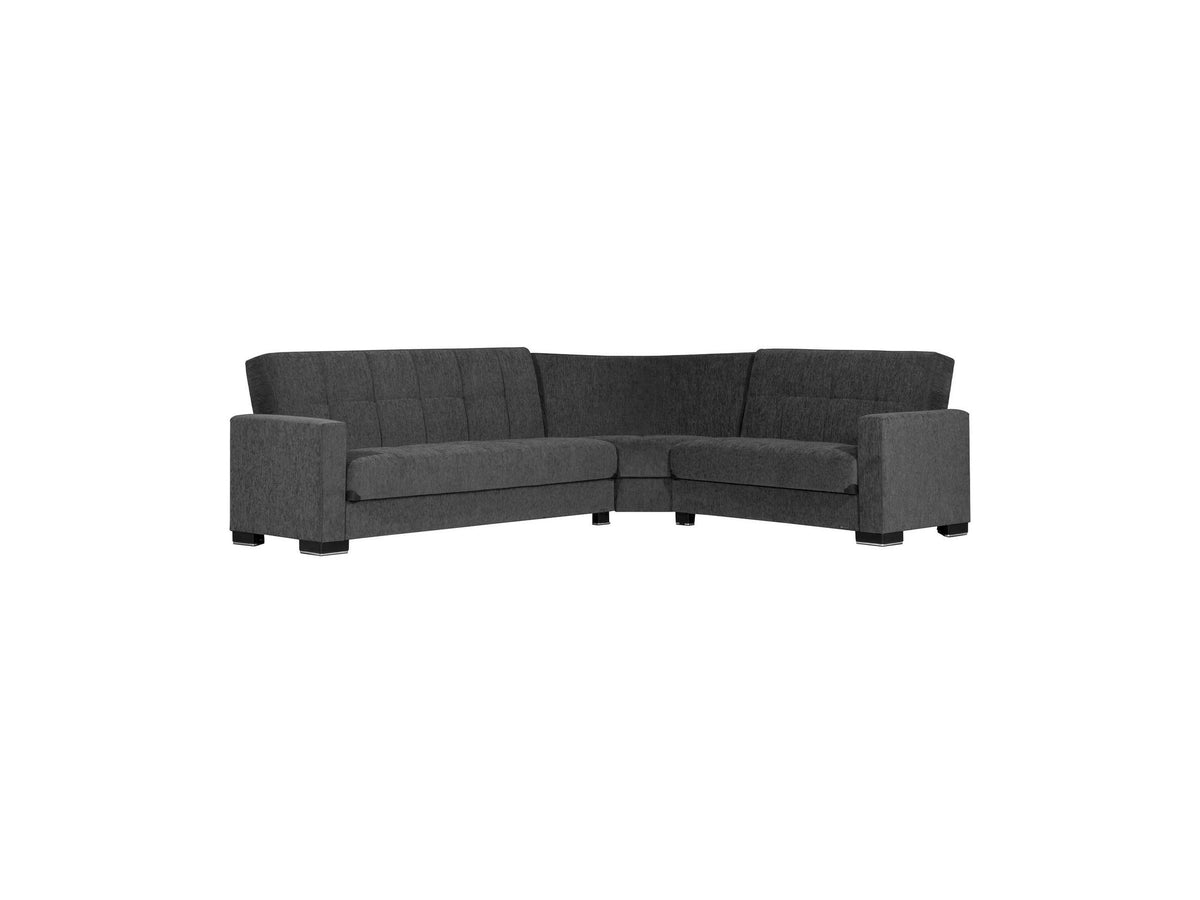 Ottomanson Armada - Upholstered Convertible Sectional With Storage - Chenille