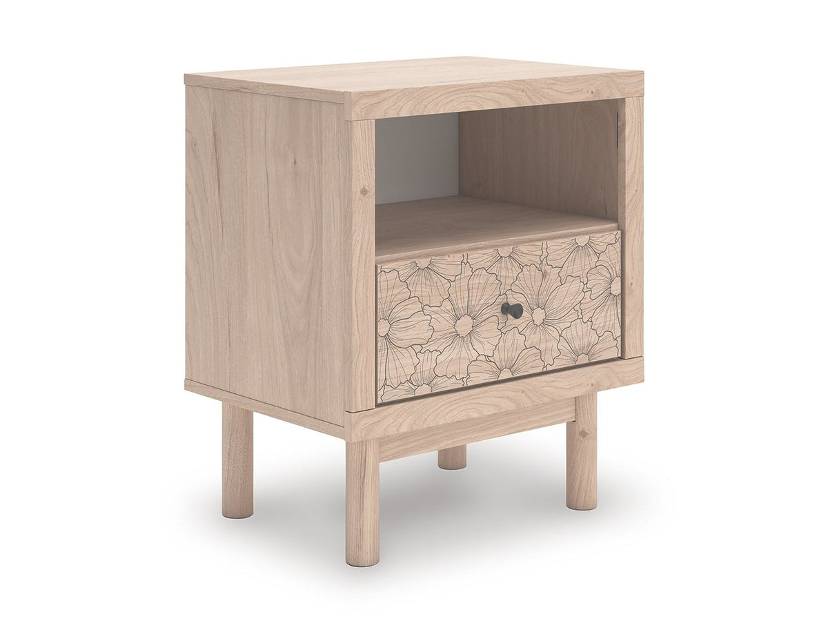 Arloster - One Drawer Night Stand - Tan
