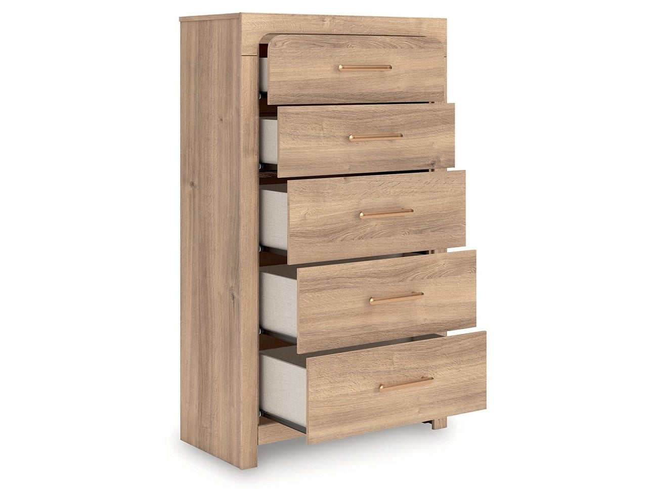 Hollymount - Five Drawer Chest - Tan