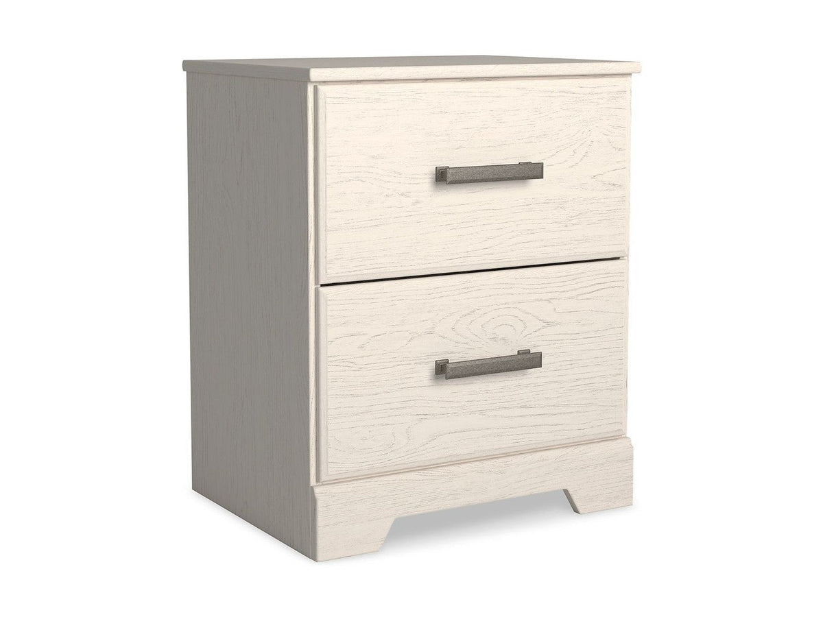 Stelsie - Two Drawer Night Stand - White