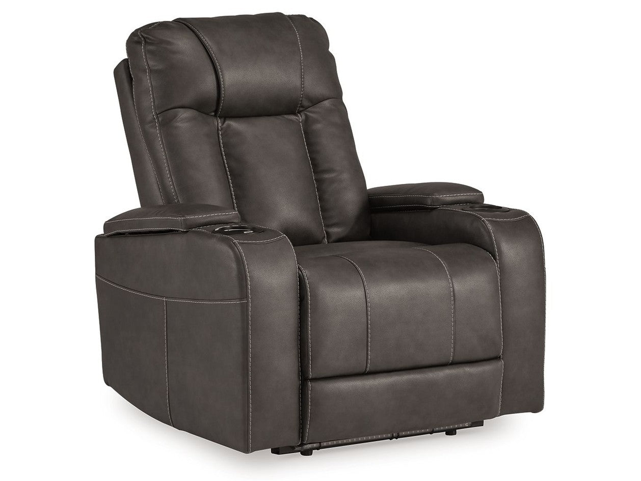 Feazada - Power Recliner With Adj Headrest