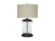 Tailynn - Glass Table Lamp  - Clear / Bronze Finish