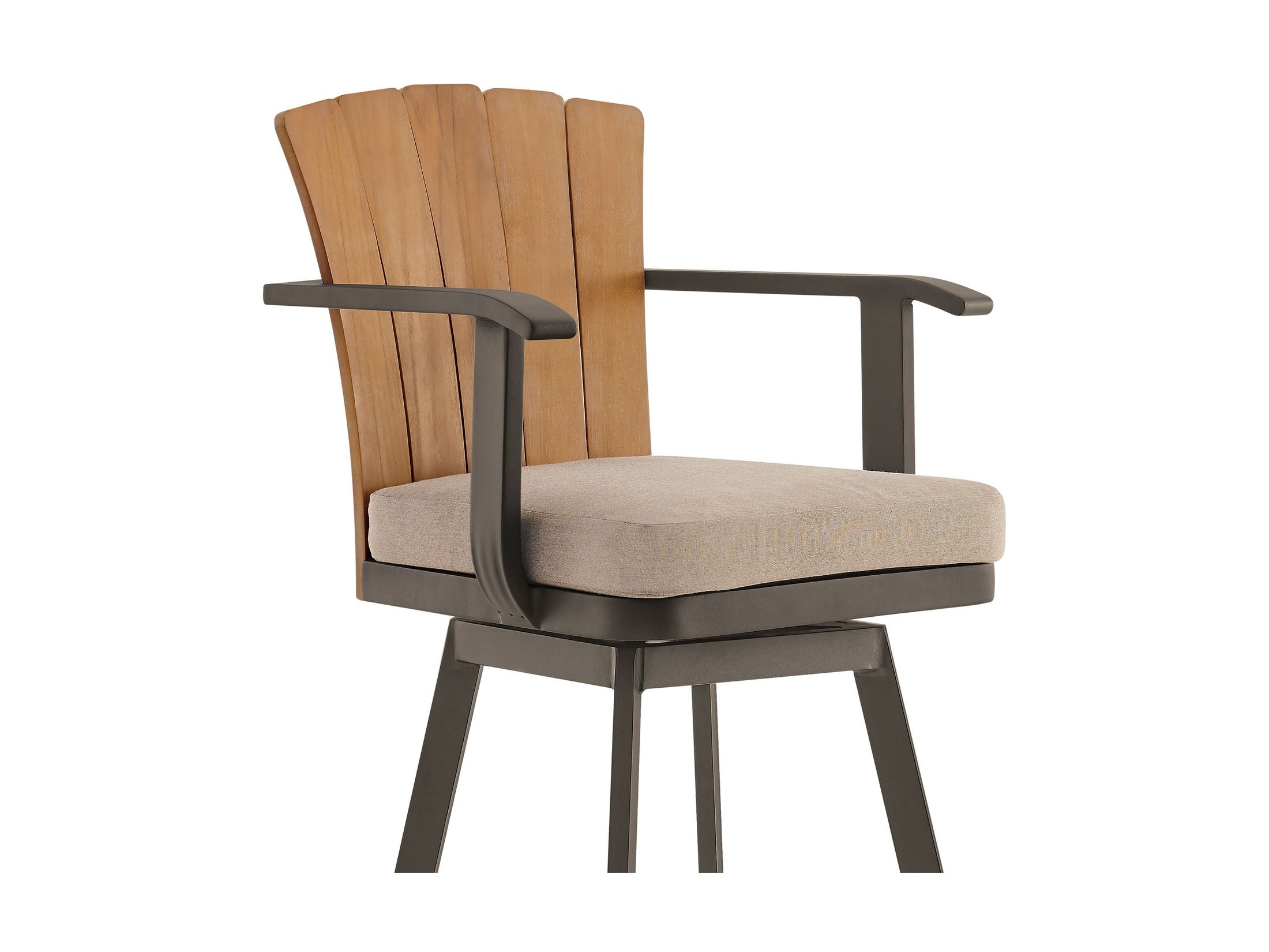 Hazel - Outdoor Patio Swivel Bar Stool