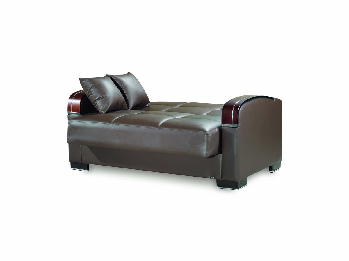 Ottomanson Mobimax - Upholstered Convertible Loveseat With Storage