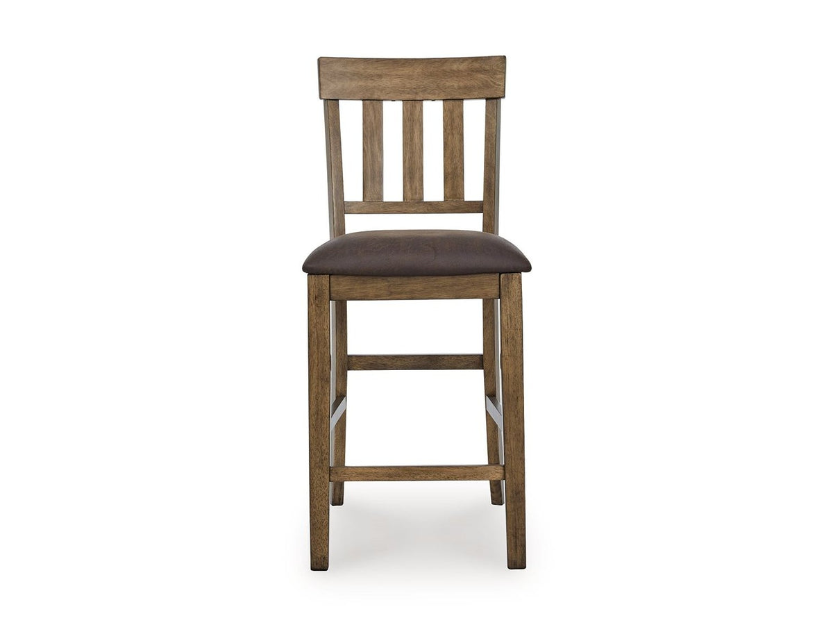 Urbinforte - Upholstered Barstool (Set of 2) - Light Brown
