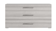 Mia - Dresser - White / Gray / Silver