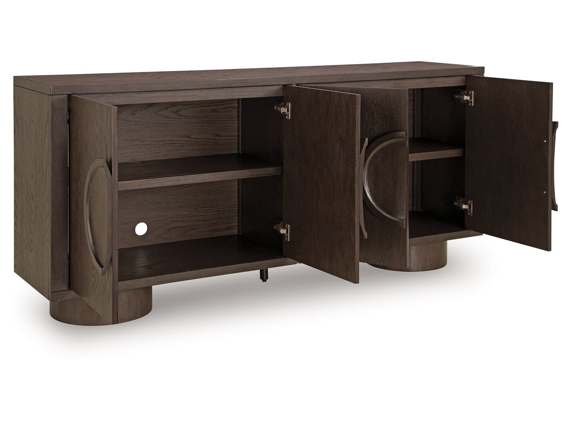 Veeda - Accent Cabinet - Dark Brown