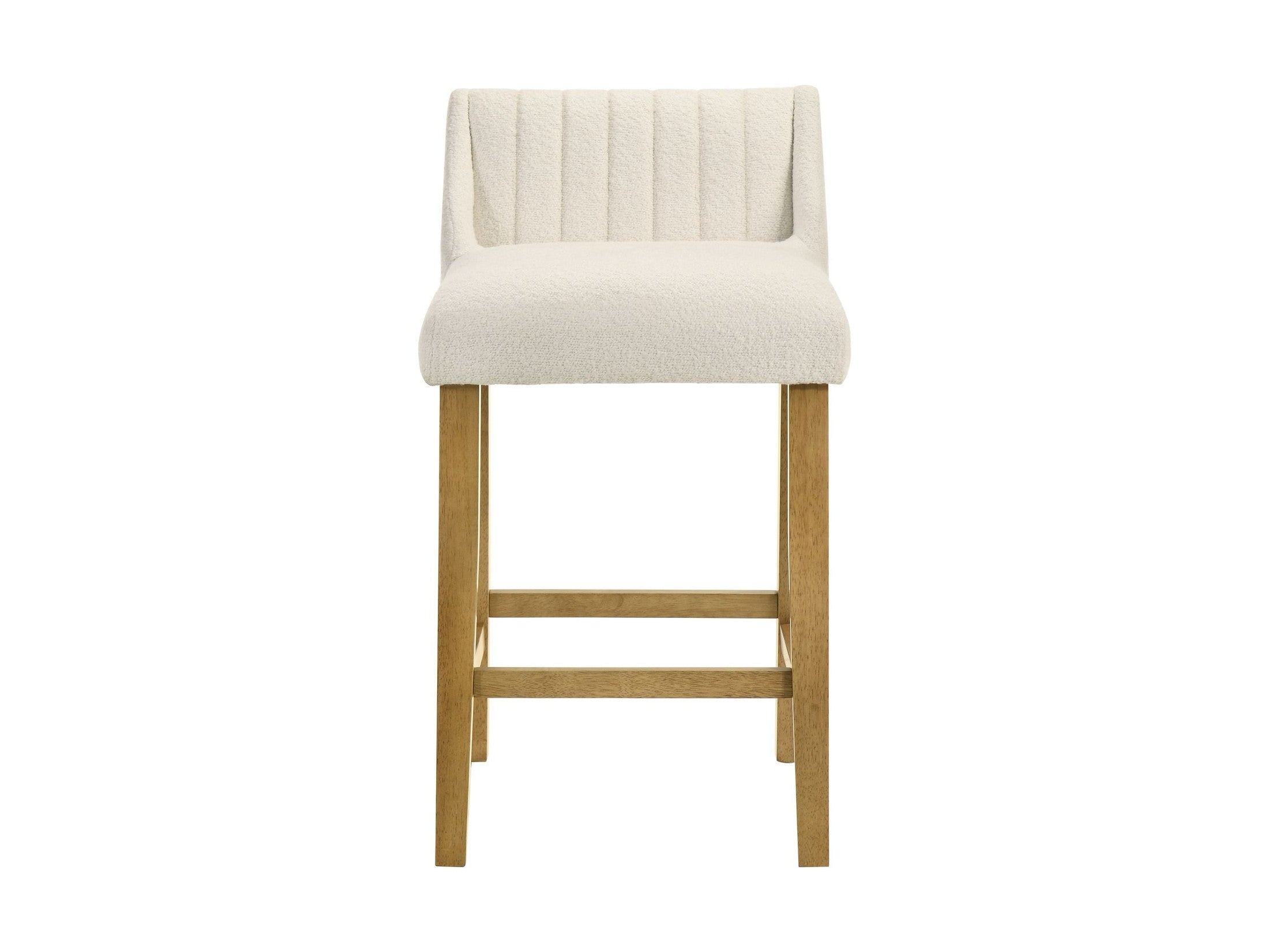 Fauna - Modern Transitional Wood Counter Height Kitchen Bar Stool