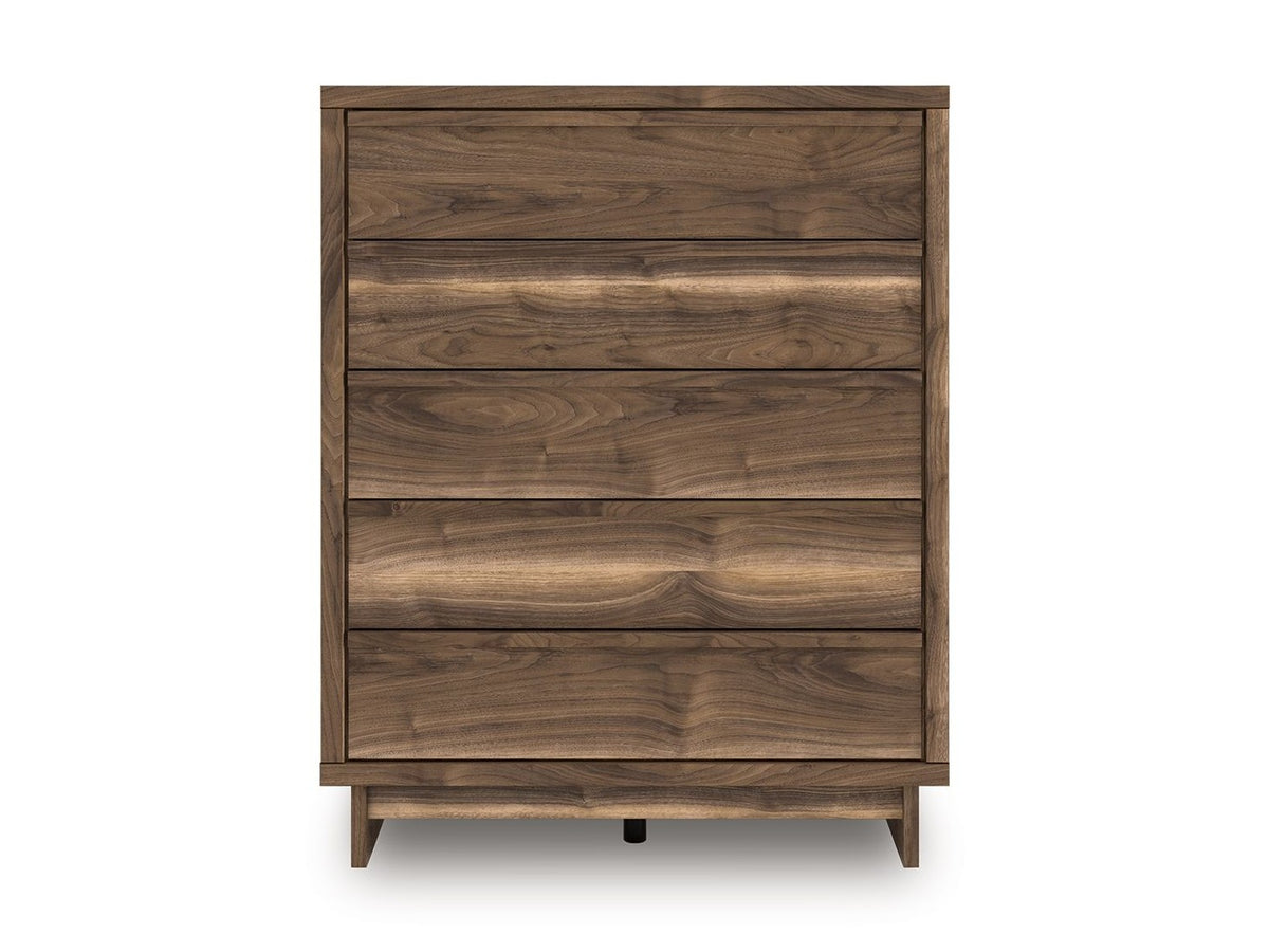 Chirason - Five Drawer Wide Chest - Brown