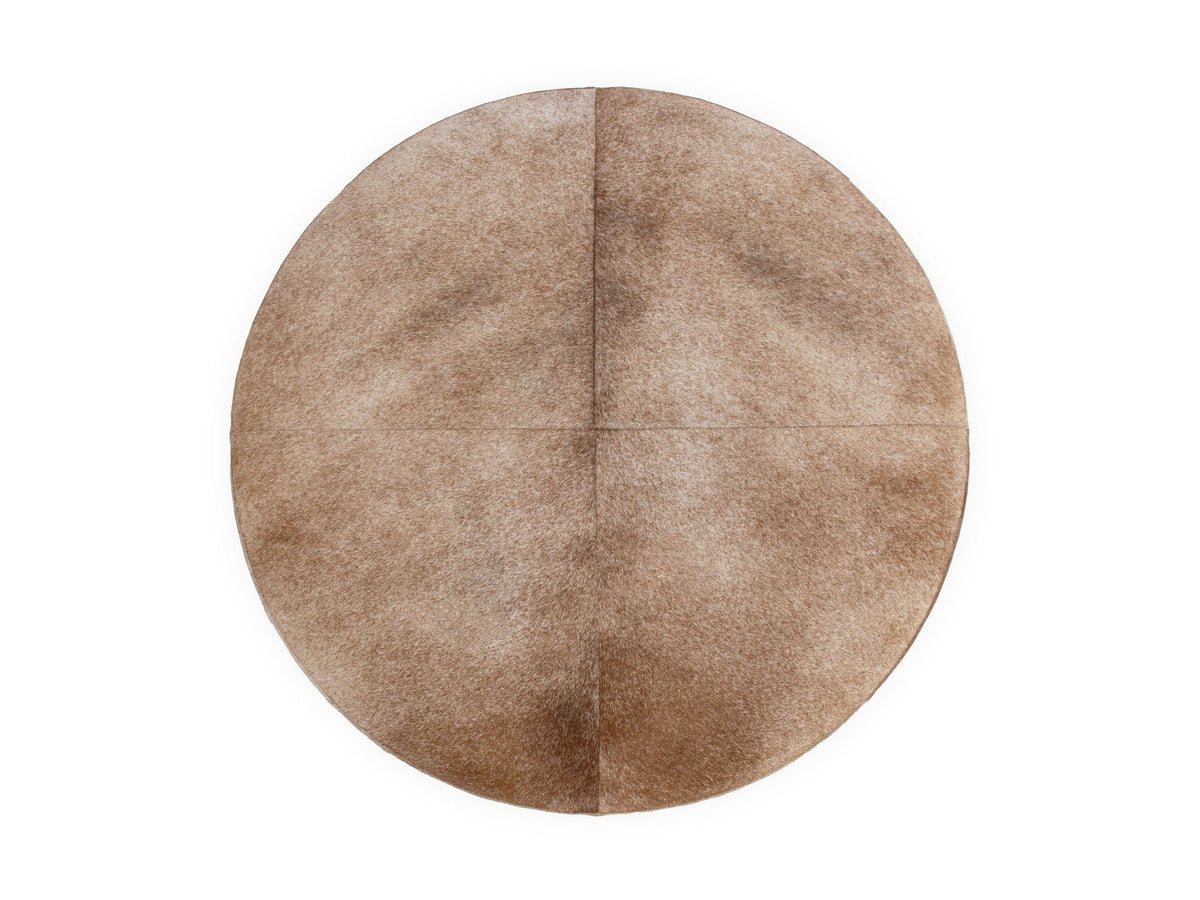 Andre - 40" Round Ottoman - Canyon Dust