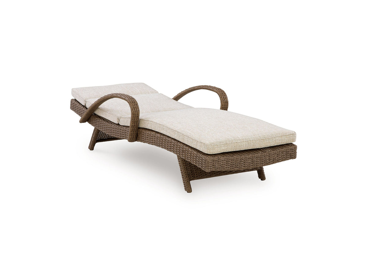 Laguna Heights - Chaise Lounge With Cushion - Beige