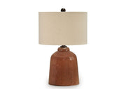 Aaleahya - Glass Table Lamp - Rust