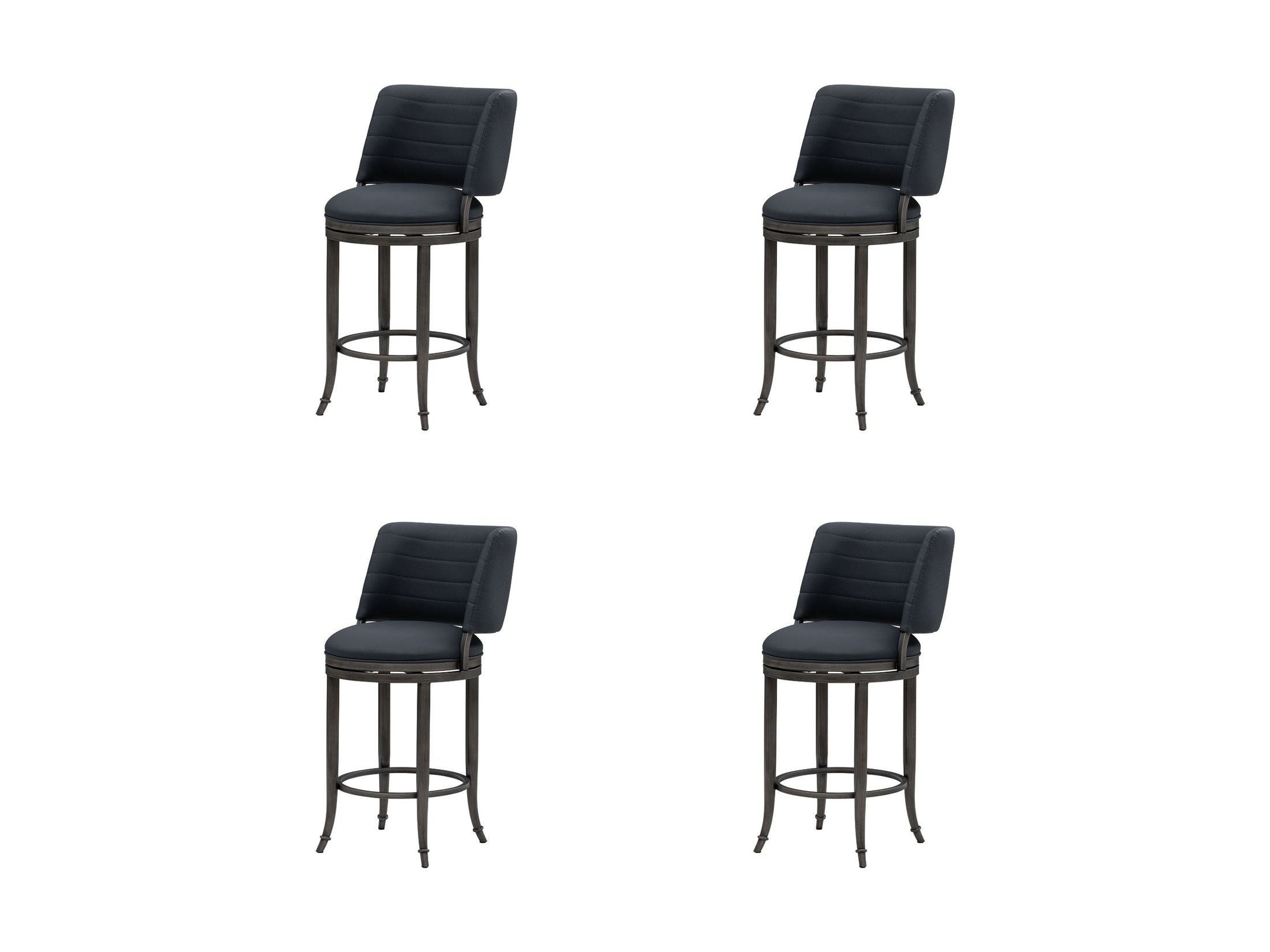 Torres - Upholstered Swivel Counter Height Barstool