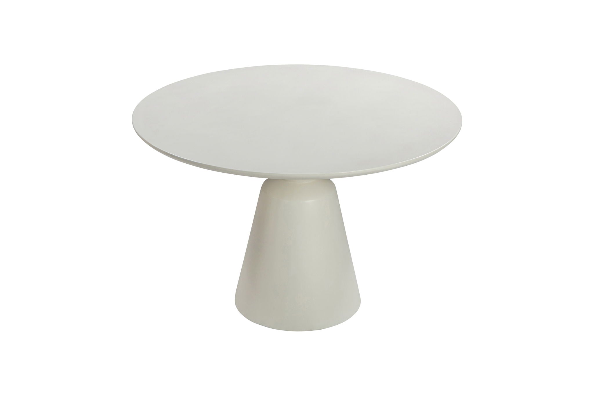 Palea - Indoor Outdoor Dining Table - White Concrete Finish