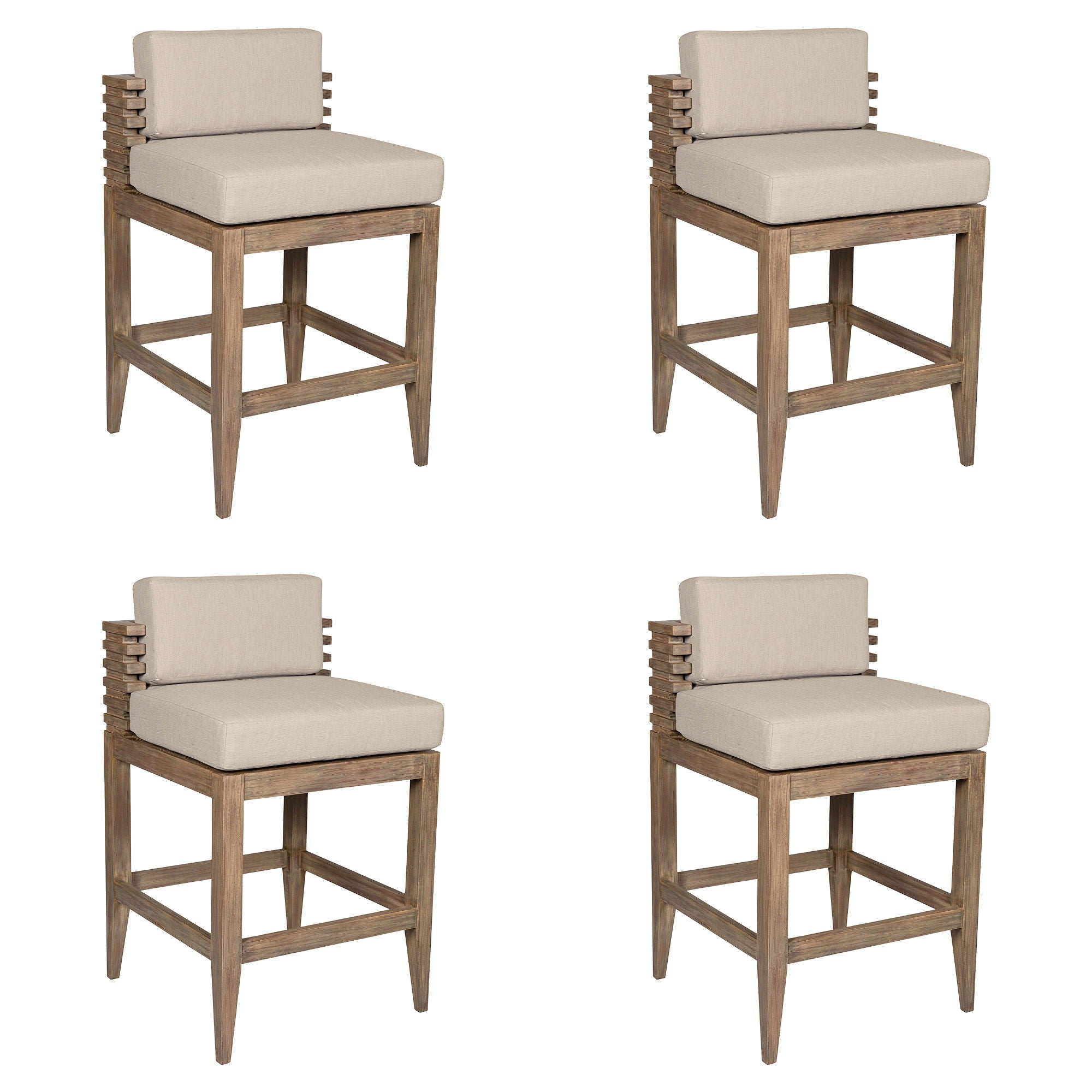 Vivid - Outdoor Patio Counter Stool Set