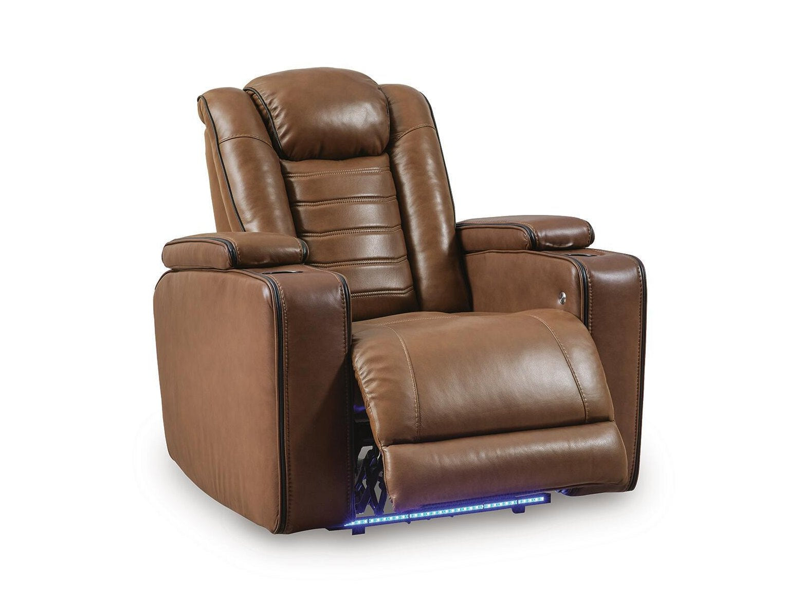 Gruaro - Power Recliner With Adjustable Headrest - Amber