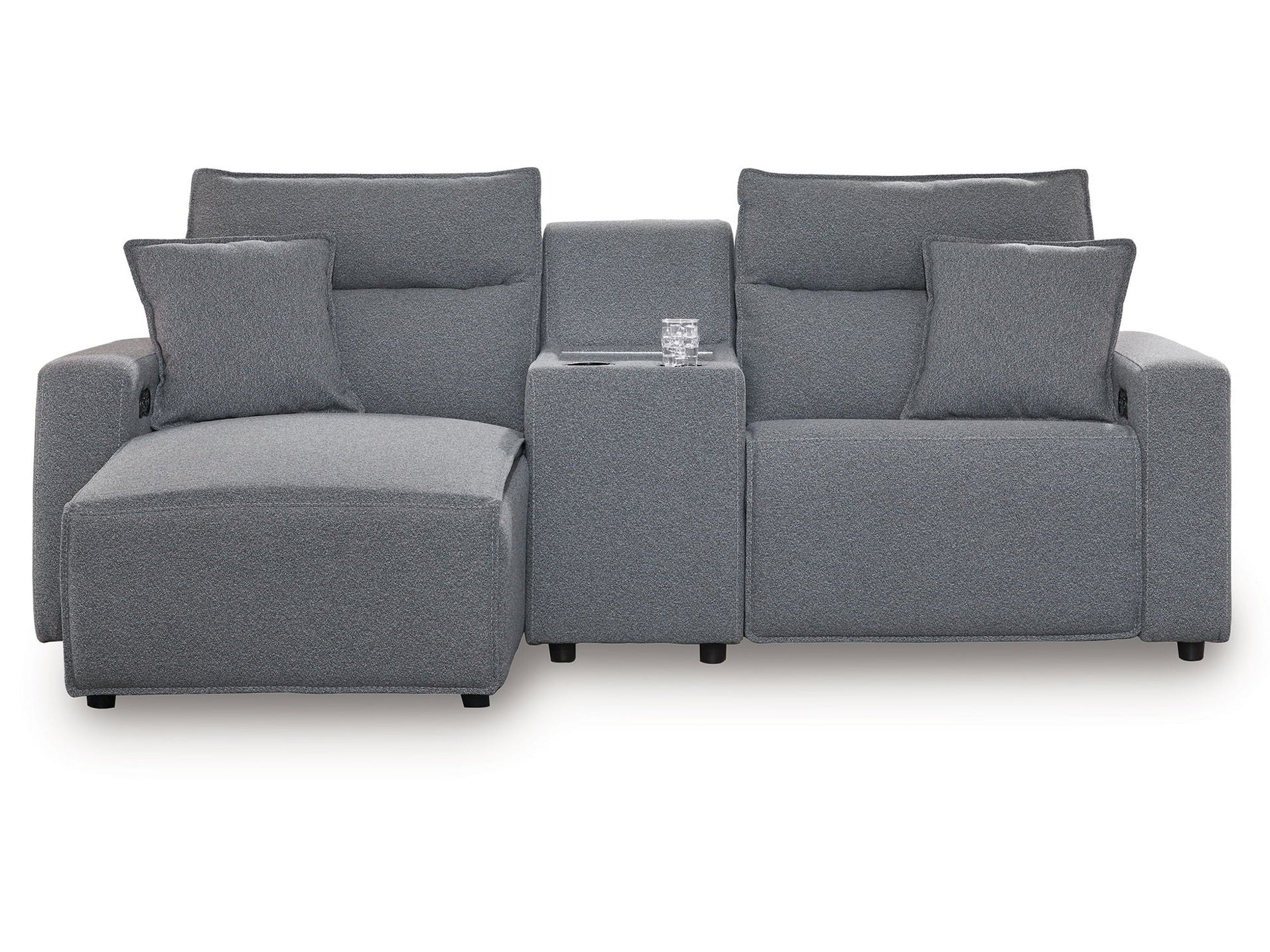 Modmax II - Reclining Sectional - Salt And Pepper