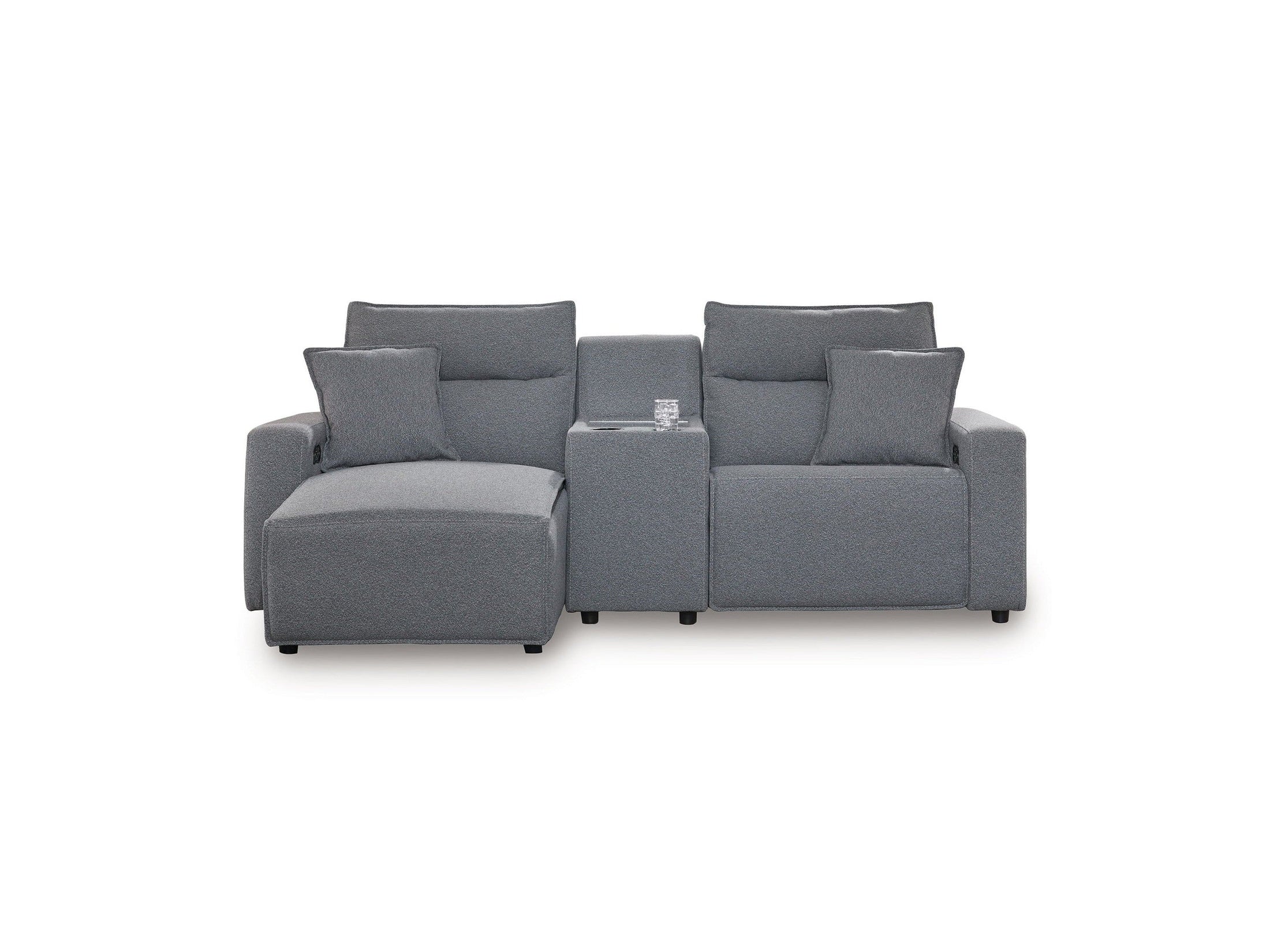 Modmax II - Reclining Sectional - Salt And Pepper