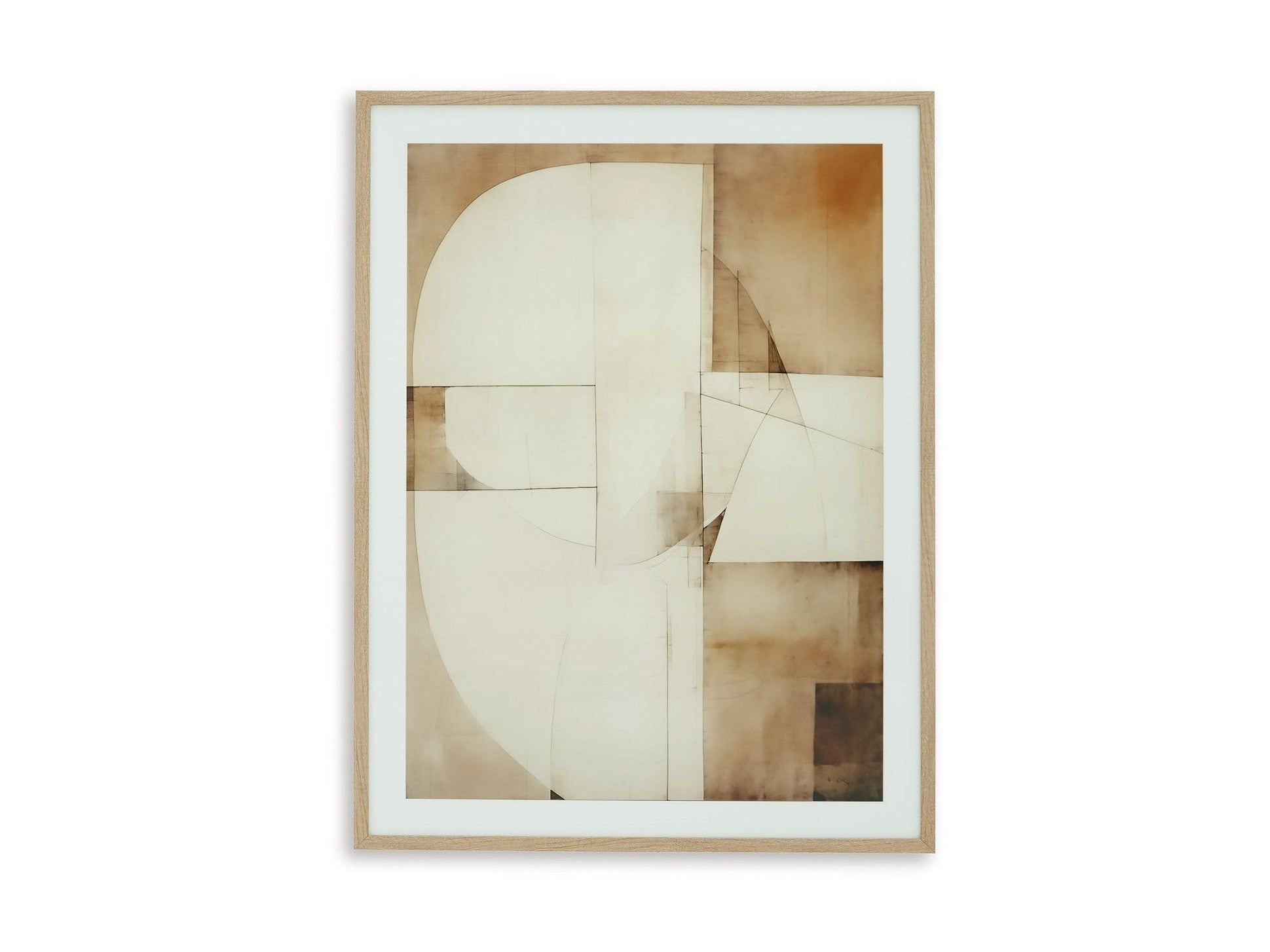 Corlain - Wall Art - Brown / Tan / White