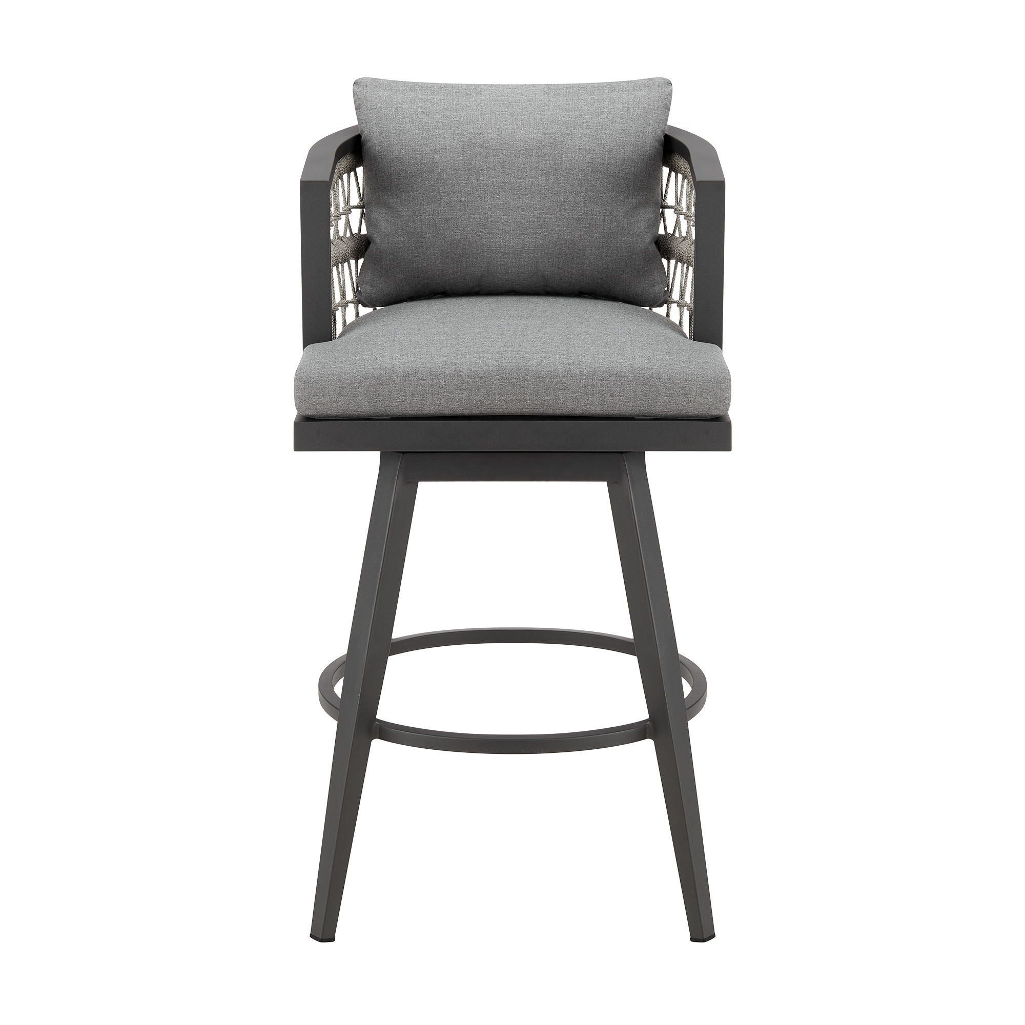 Zella - Outdoor Patio Swivel Bar Stool Set