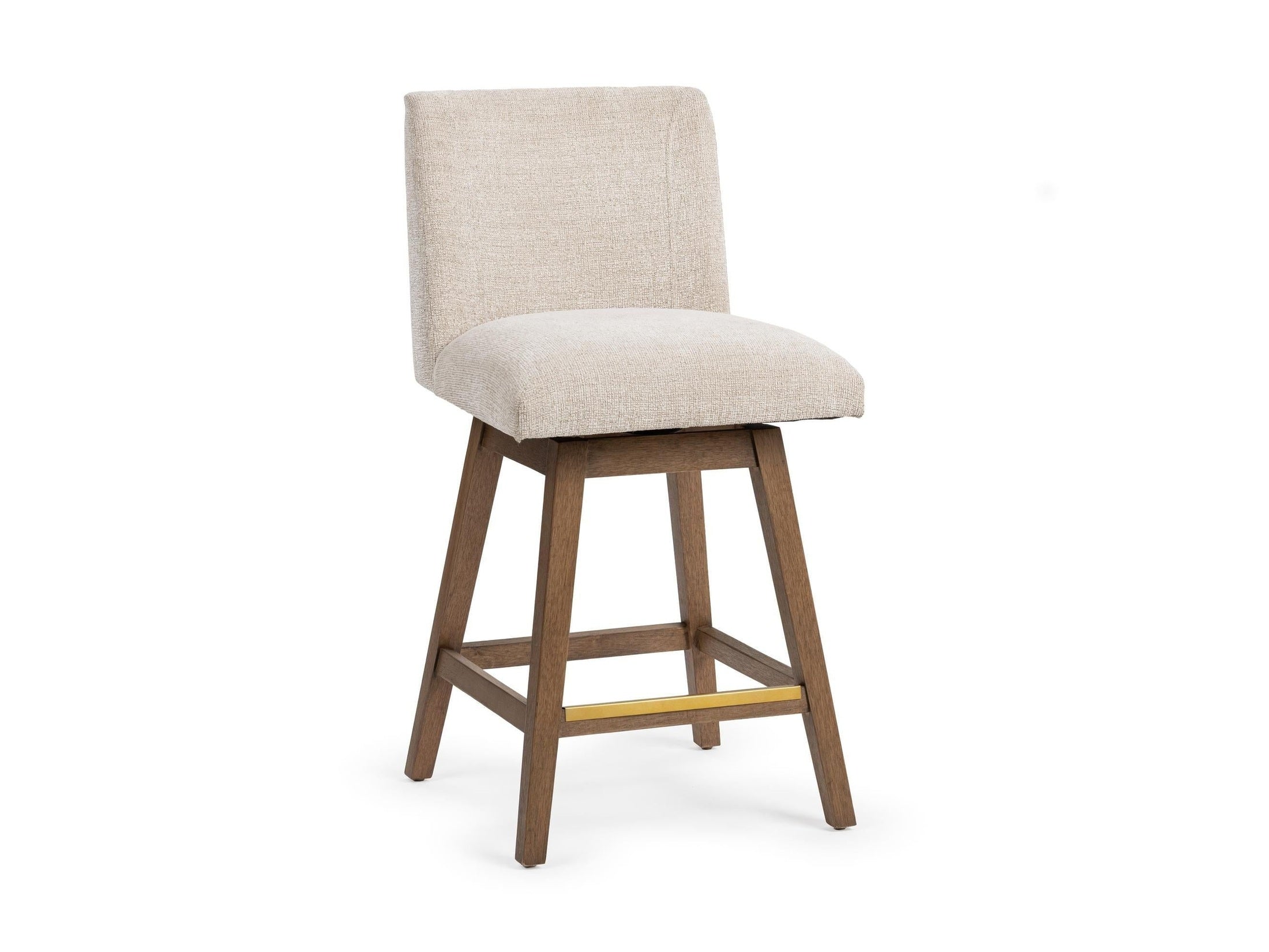 Ava - Swivel Counter Stool - Vanilla Oat