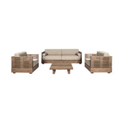 Vivid - Outdoor Patio 4 Piece Conversation Set