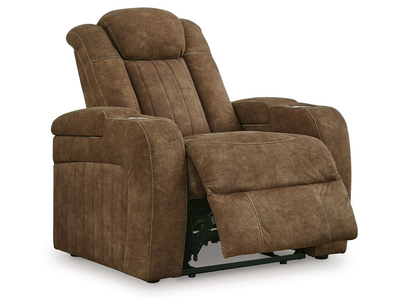 Wolfridge - Power Recliner/Adj Headrest - Brindle