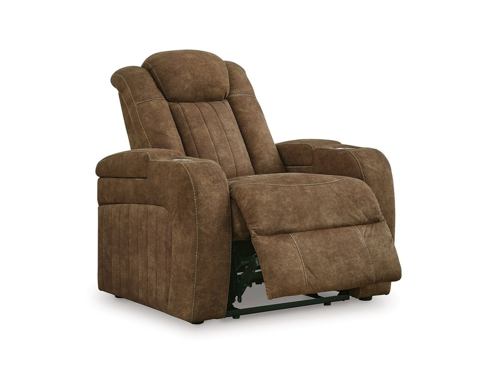 Wolfridge - Power Recliner/Adj Headrest - Brindle